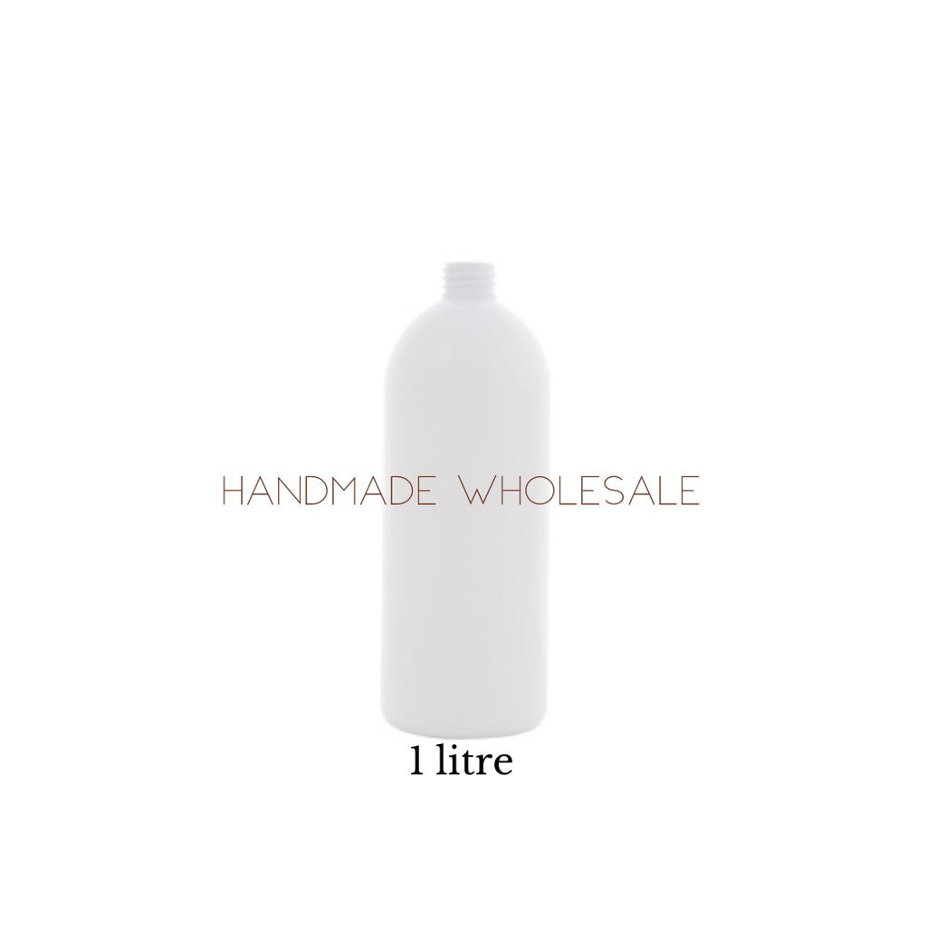 1Litre White Slimline Bottle