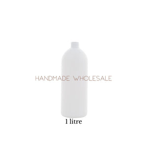 1Litre White Slimline Bottle
