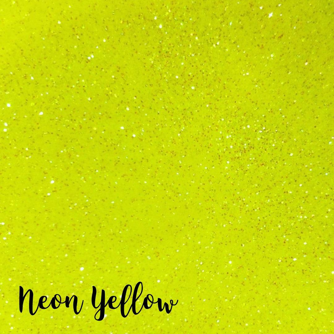Neon Yellow Glitter