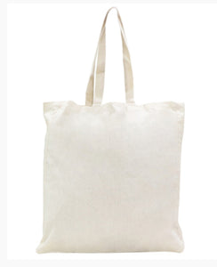 Calico Tote Bag with Gusset