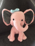 Plush Pink Elephant