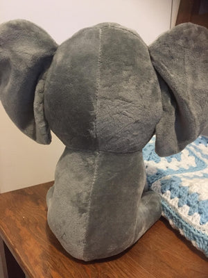 Plush Gray Elephant