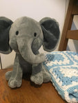 Plush Gray Elephant