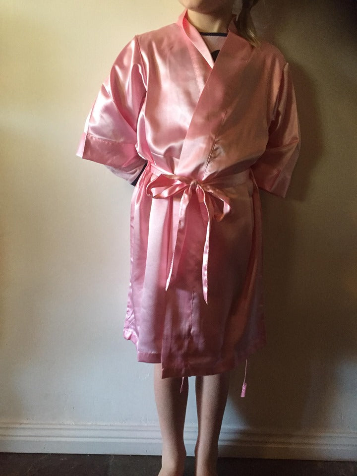 Kids Satin robes/gowns