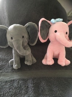 Plush Gray Elephant